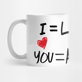 I love you - i'm lucky - you are awesome Mug